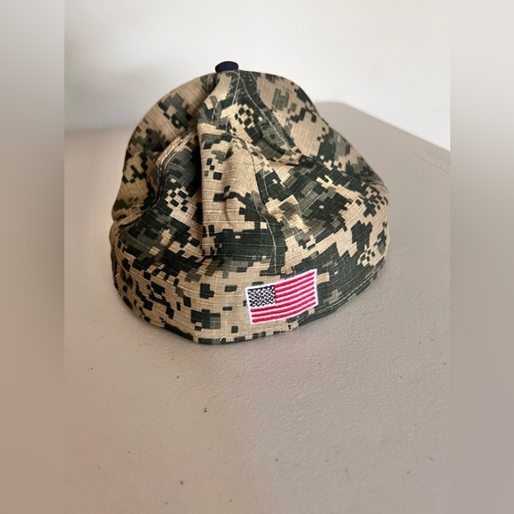 Washington The Game Pro American  Flag Patch Camo Hat - Picture 3 of 6